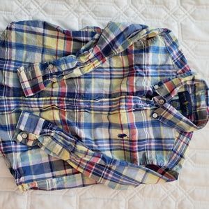 Ralph Lauren plaid button down 3t